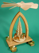 Four Deer Pyramid | 25cm – alternate view of the Christmas pyramid