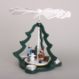 Green Winter Children Pyramid – Christmas pyramid by Zeidler Holzkunst GmbH