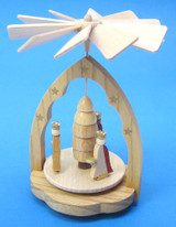 Miniature Pyramid Wise Men | Warm Air Pyramid – alternate view of the Christmas pyramid