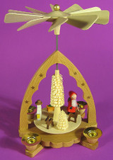 Santa Snowman Pyramid – alternate view of the Christmas pyramid