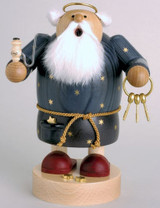 Saint Peter with Halo and Gate Keys German Smoker – alternate view of the German Christmas smoker