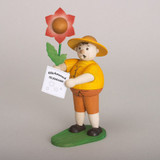 Kalle Guck Red Flower German Smoker – alternate view of the German Christmas smoker