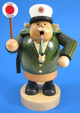 Policeman Halt Incense German Smoker – alternate view of the German Christmas smoker
