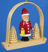 Santa Arch German Ornament – alternate view of the Christmas ornament