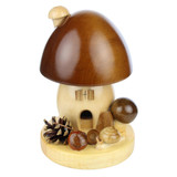 Brown Mushroom German Smoker 146x322BR – alternate view of the German Christmas smoker