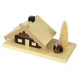 Miniature Chalet Incense German Smoker – alternate view of the German Christmas smoker