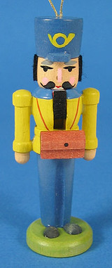 German Postman Nutcracker Yellow – alternate view of the German nutcracker
