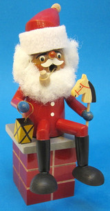 Miniature Santa German Smoker – alternate view of the German Christmas smoker