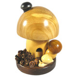 Natural Forest Mushroom German Smoker – alternate view of the German Christmas smoker