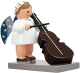 Angel German Figurine Contra Bass – Christmas ornament by KWO