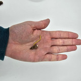 Pipe Smoker Pointy Brown - 7/8th Inch - Replacement Part for German Smokers – alternate view of the German Christmas smoker