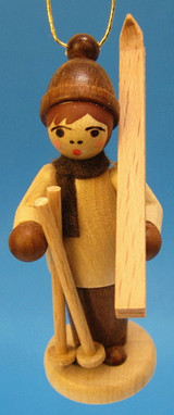 Holiday Sports Children German Ornament Skis – alternate view of the Christmas ornament