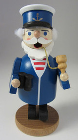 Miniature Blue Sailor German Smoker – alternate view of the German Christmas smoker