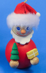 Red Mini Santa German Ornament – Christmas ornament by Richard Glaesser