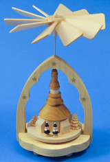 Miniature Pyramid Children Singers | Warm Air Pyramid – alternate view of the Christmas pyramid