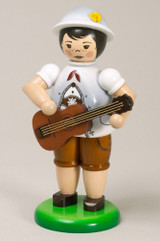 Boy Playing Guitar German Figurine – Christmas ornament by Zeidler Holzkunst GmbH