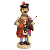 Scottish Scot Bagpiper German Smoker – alternate view of the German Christmas smoker