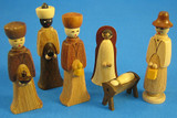 Christmas Nativity German Figurine Six – alternate view of the Christmas ornament