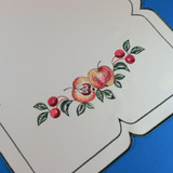 German Apple Wreath Cloth Doily – alternate view of the German handcrafted gift