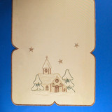 German Village Home Christmas Table Topper – alternate view of the German handcrafted gift