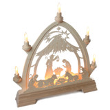 Christmas German Nativity Schwibbogen Arch CHD202X666 – alternate view of the Christmas light arch