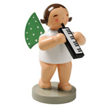 WENDT & KÜHN Brunette Angel Melodica Figurine – Christmas ornament