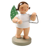 WENDT & KÜHN Brunette Angel Triangle Figurine – Christmas ornament