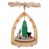 Miniature Pyramid Three Kittens Cats | Warm Air Pyramid – Christmas pyramid by Richard Glaesser