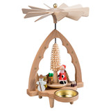 Santa Snowman German Christmas Tealight Pyramid – Christmas pyramid by Richard Glaesser