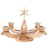 Natural Advent Candleholder – wooden candleholder