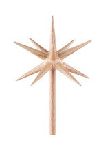 Natural Advent Candleholder Replacement Part Star – wooden candleholder