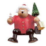 Santa Sitting with Tree German Smoker SMK215X59