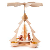 Tree Frame Deer Tea Light Pyramid – Christmas pyramid by Ralf Zenker