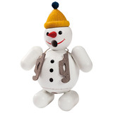 Skiing Snowman German Smoker Figurine