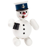 Yacht Captain Snowman Mini German Smoker – German Christmas smoker by Richard Glaesser