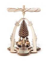 Lantern Children in Forest German Tea Light Pyramid – Christmas pyramid by Lenk & Sohn GbR