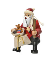Sitting Santa with Gifts German Smoker – German Christmas smoker by KWO
