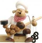 Sitting Baker with Cakes and Breads German Incense Smoker – German Christmas smoker by KWO
