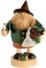 Forest Gnome Mushroom Collector German Smoker – German Christmas smoker by KWO