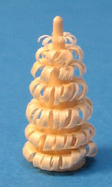 Mini Natural Wood Tree German Figurine 25mm – wooden figurine by Bernd Zschorn