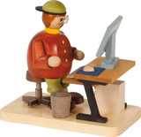 Computer Geek German Incense Smoker – German Christmas smoker by Richard Glaesser