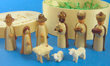 Natural Nativity German Figurine Box Set – alternate view of the Christmas ornament