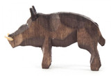 Warthog Boar German 1 inch Hand Carved Figurine – Christmas ornament by Reifendreherei Harald Lorenz