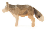 Wolf German 1 inch Hand Carved Figurine – Christmas ornament by Reifendreherei Harald Lorenz