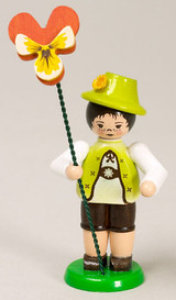 Pansey Boy Figurine – Christmas ornament by Zeidler Holzkunst GmbH