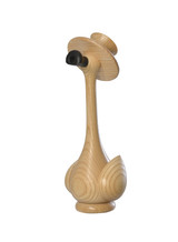 Natural Wood Swan with Top Hat German Smoker – German Christmas smoker by KWO