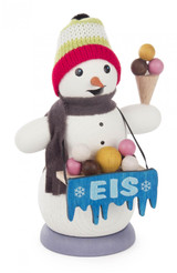 Snowman Ice Cream Lover German Smoker – German Christmas smoker by Kuhnert