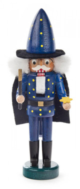 Mini Merlin Magician German Nutcracker | 6 Inches Tall – German nutcracker by Tobias Heidenreich