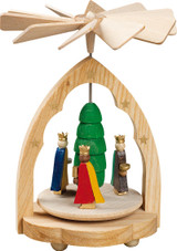 Miniature Pyramid Three Wisemen | Warm Air Pyramid – Christmas pyramid by Richard Glaesser
