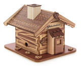 Cabin Bake Gingerbread Haus German Smoker – alternate view of the German Christmas smoker